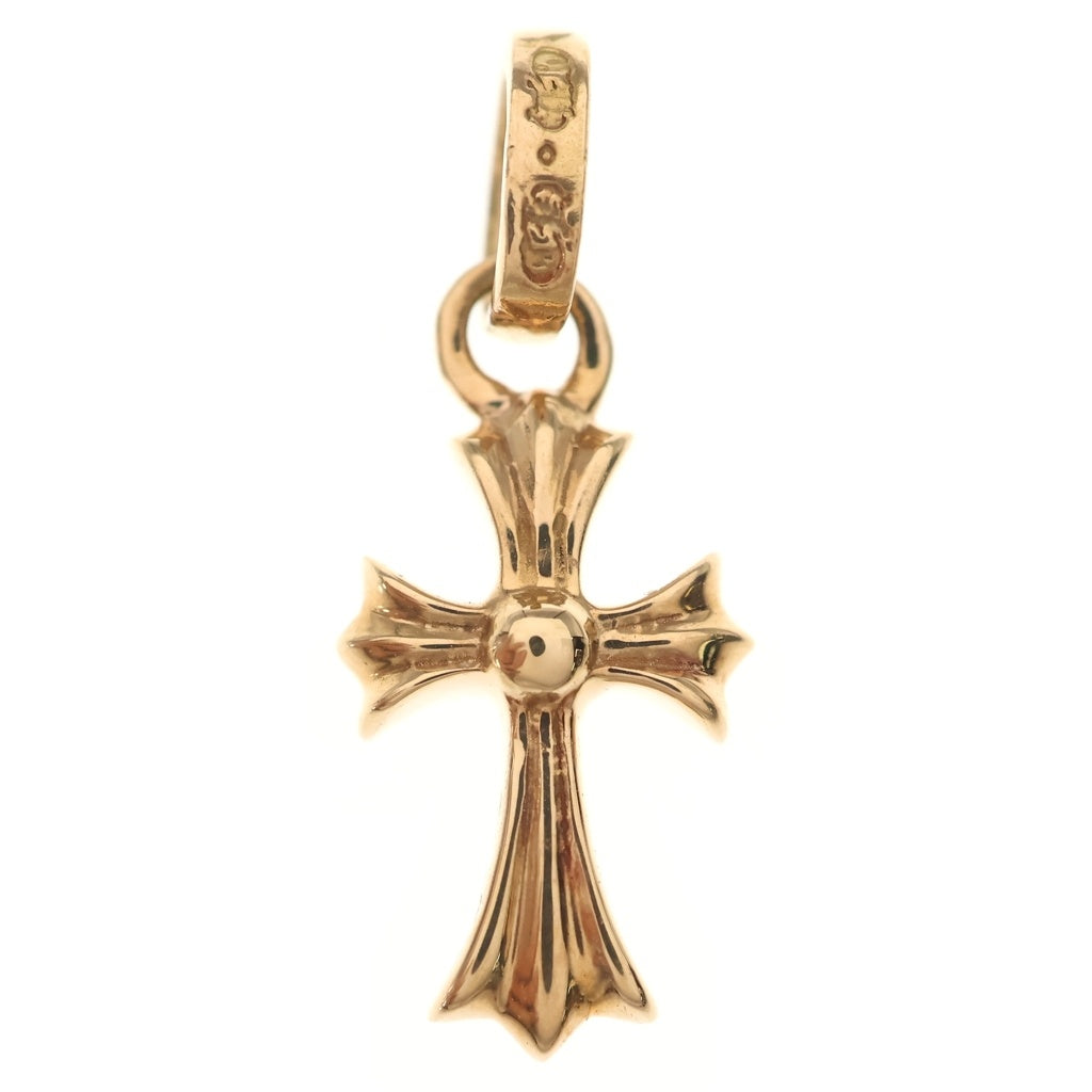 CHROME HEARTS(クロムハーツ) 22K CRS BBYFAT P/DIA ベイビーファットクロス PAVEダイヤ ペンダントトップ ゴールド BCA035 レディース