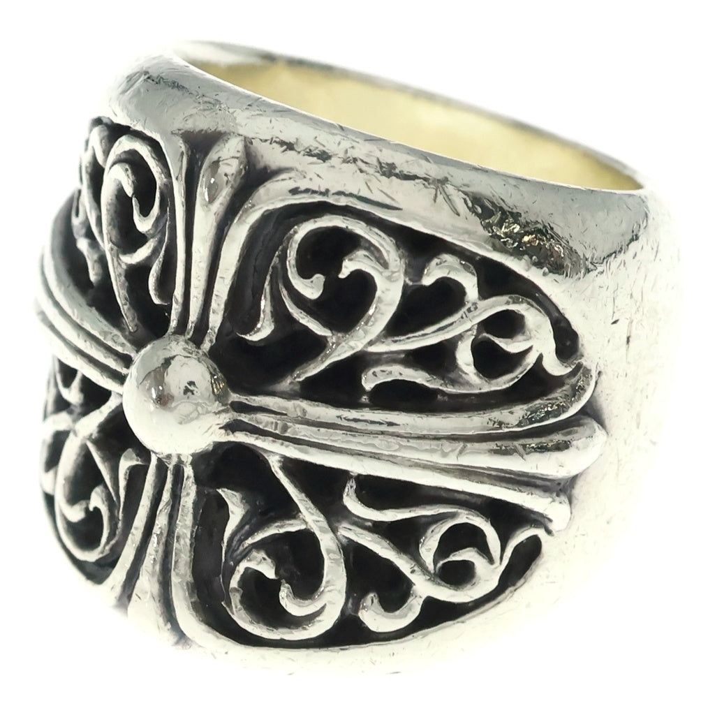 CHROME HEARTS(クロムハーツ) CLASSIC OVAL クラシックオーバルクロス リング シルバー BCA340