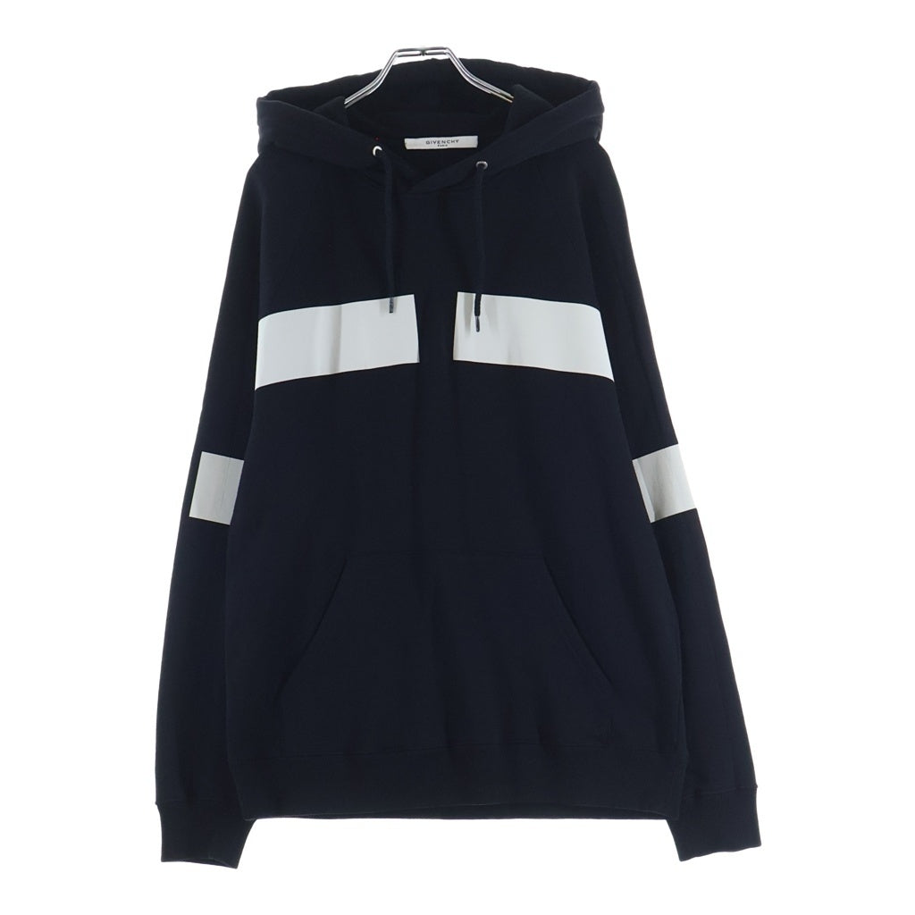 GIVENCHY(ジバンシィ) リフレクティブ ブランドロゴ プルオーバーパーカー フーディ ブラック BM70HH30AF