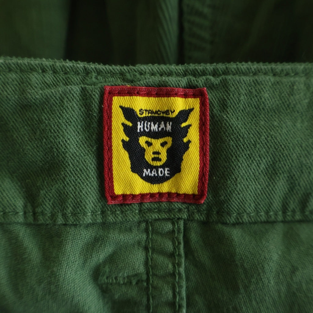 HUMAN MADE(ヒューマンメイド) 23SS Corduroy Shorts ハートロゴ コーデュロイ ショーツ ハーフパンツ グリーン