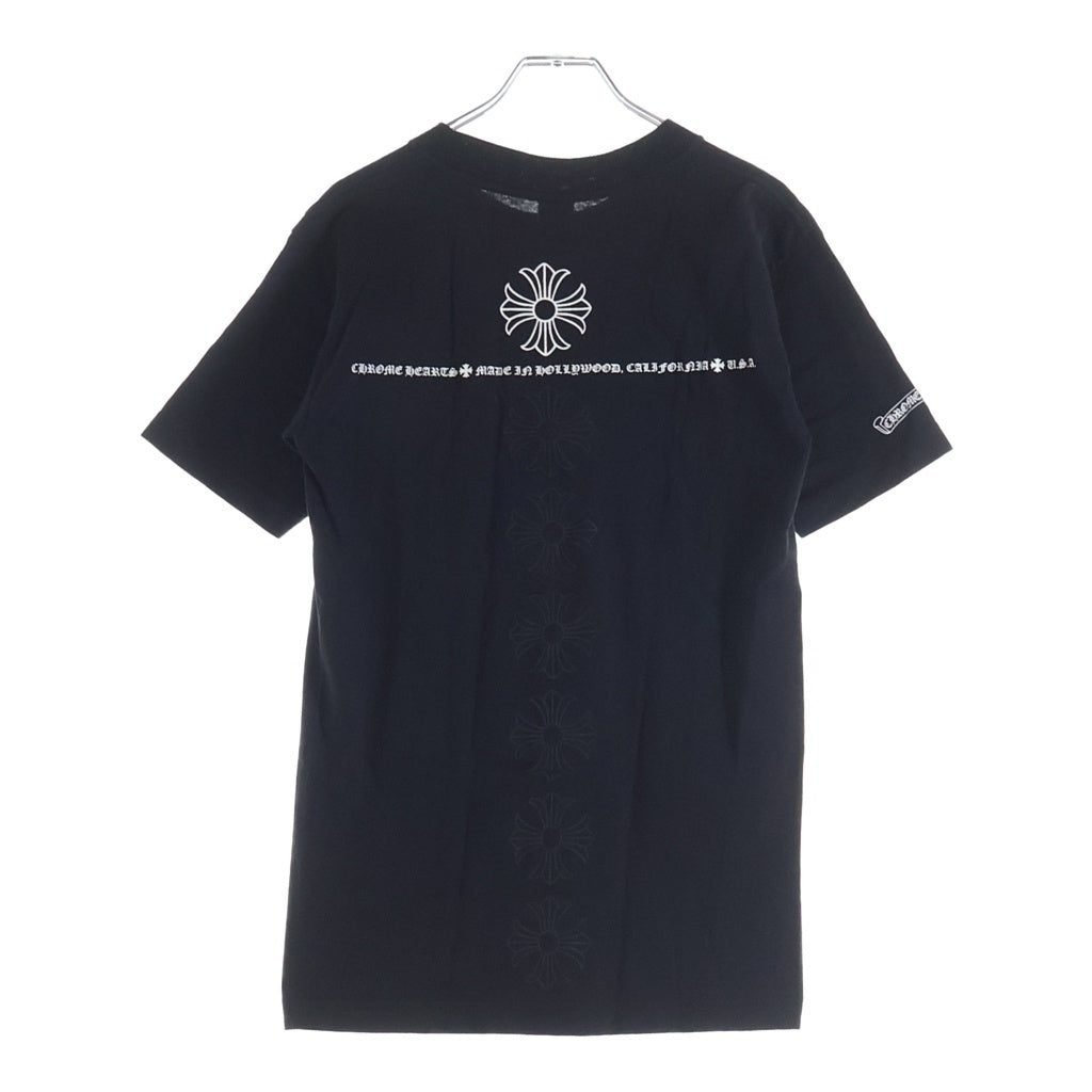 CHROME HEARTS(クロムハーツ) CHプラスプリント ポケット半袖Tシャツ カットソー ブラック