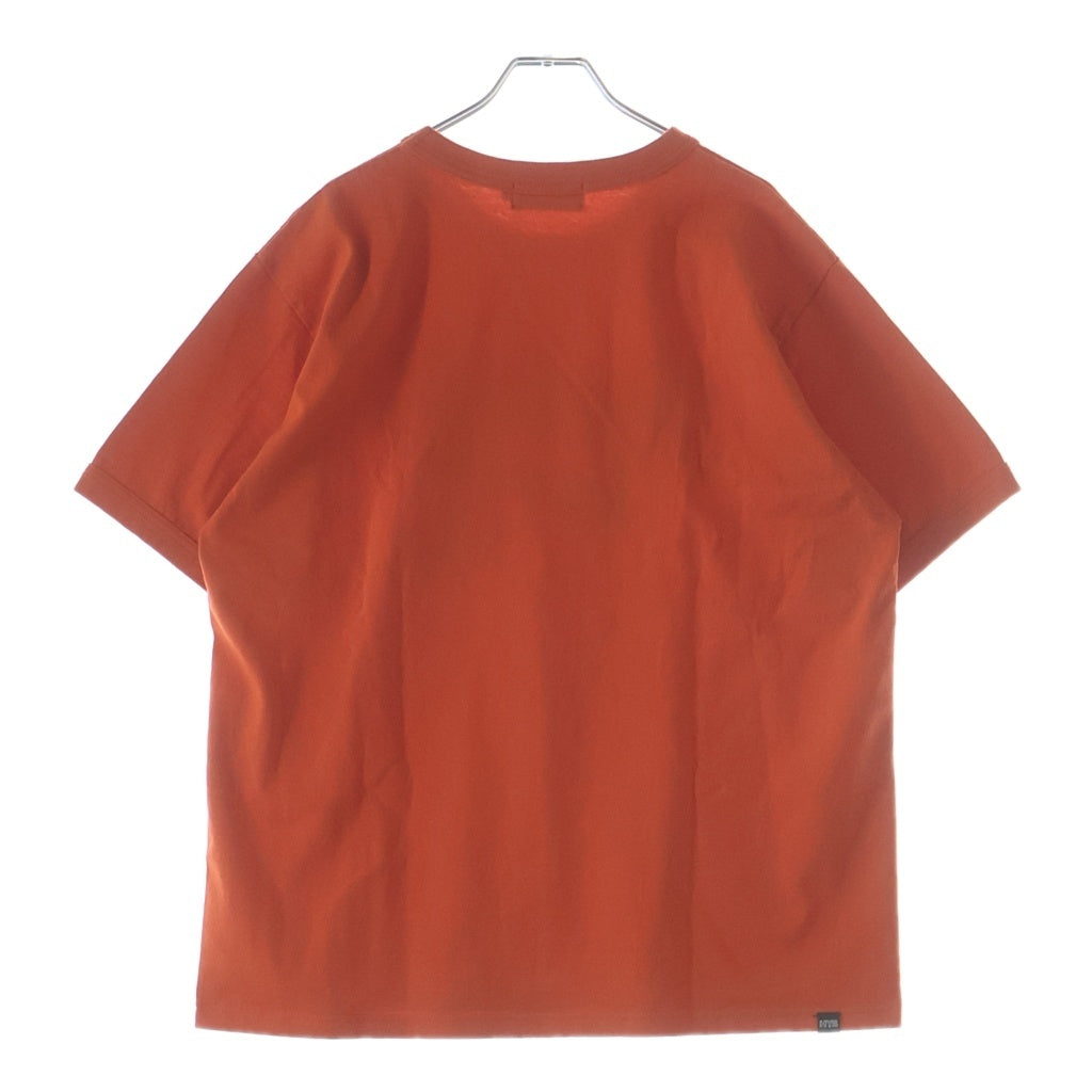 HYSTERIC GLAMOUR(ヒステリックグラマー) 25SS LEAGUE ロゴプリント 半袖Tシャツカットソー 02251CT08 オレンジ 02251CT08