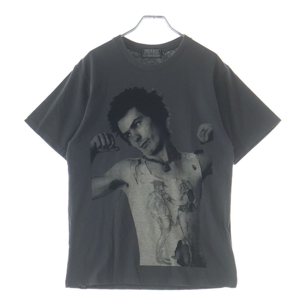 HYSTERIC GLAMOUR(ヒステリックグラマー) DENNIS MORRIS/SID JULY'77 半袖Tシャツカットソー 02251CT16 グレー 02251CT16