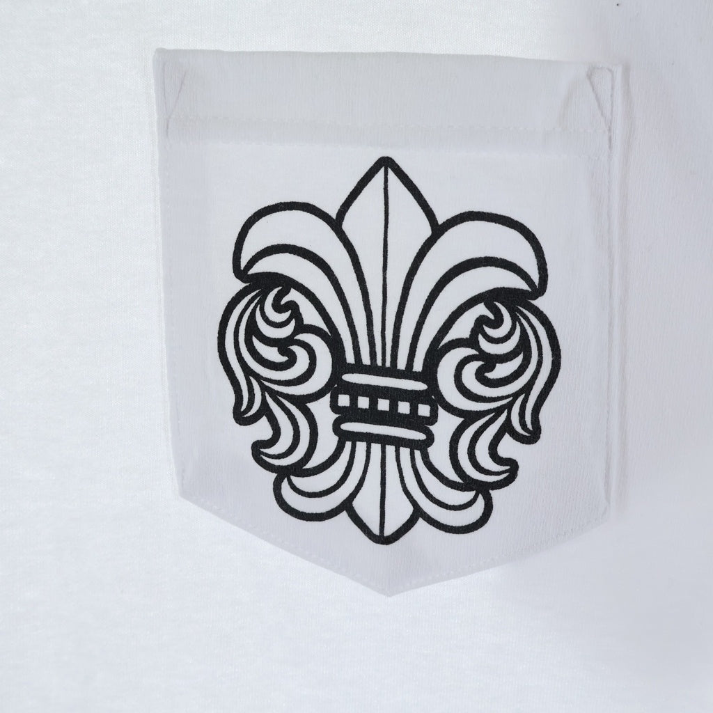 CHROME HEARTS(クロムハーツ) OLD オールド BSフレア Tバープリント半袖Tシャツカットソー ホワイト