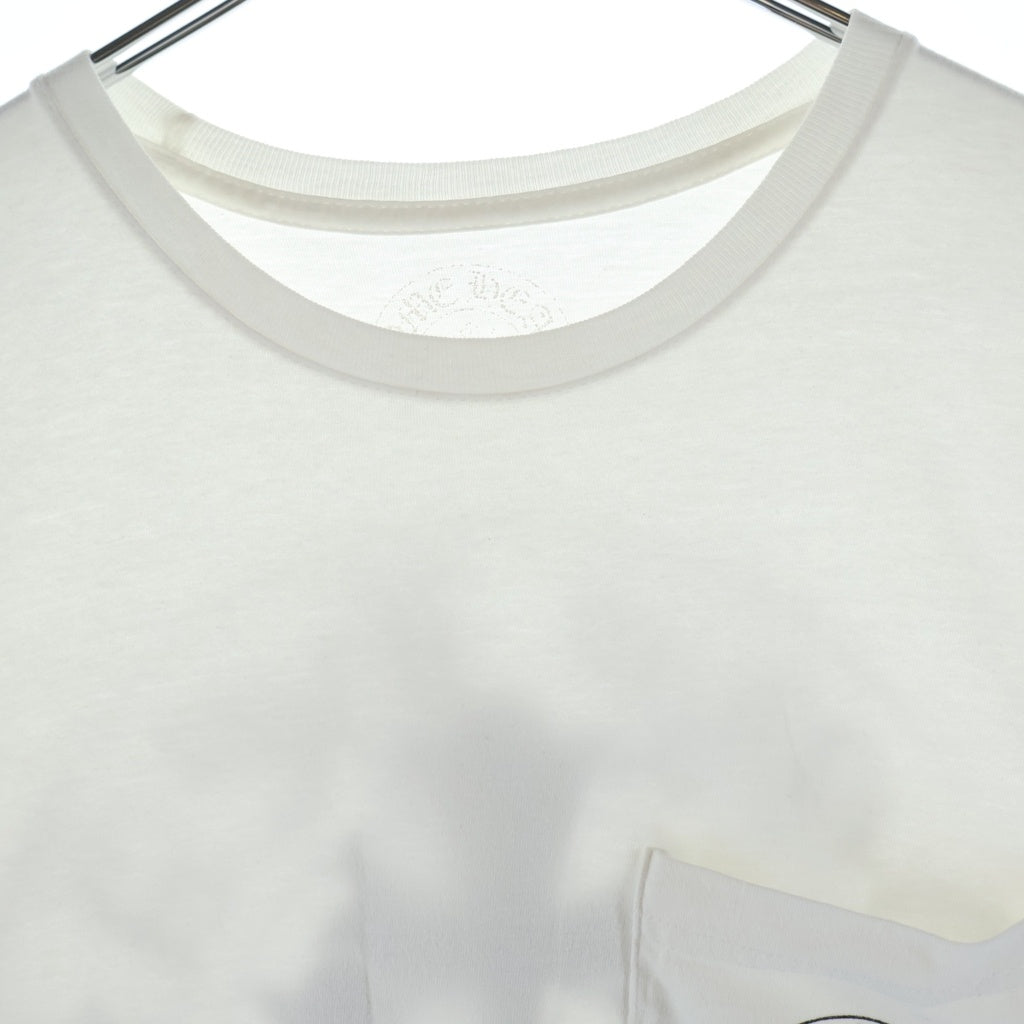 CHROME HEARTS(クロムハーツ) Cemetery Triple Cross Horseshoe セメタリー トリプルクロス ホースシュー 半袖Tシャツカットソー ホワイト