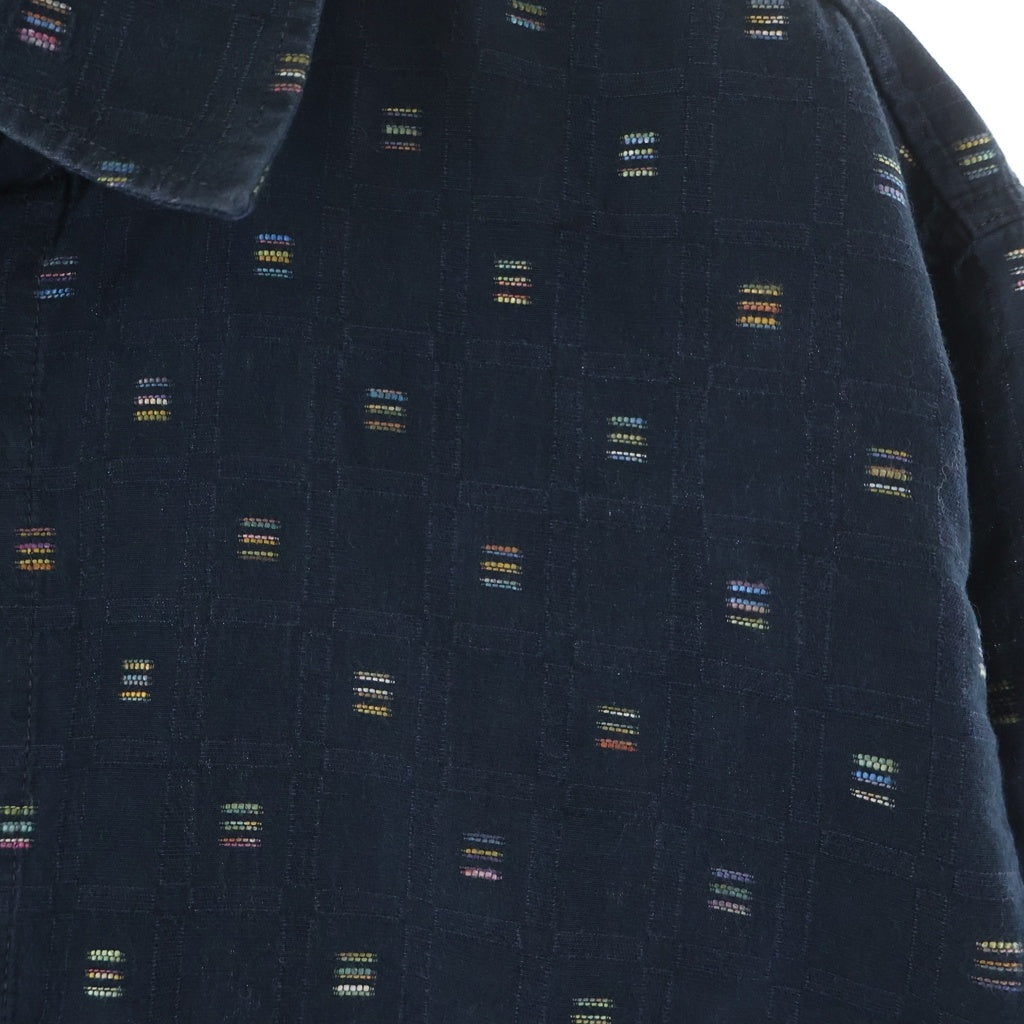 RAF SIMONS(ラフシモンズ) 00SS ARCHIVE アーカイブ チェックパターン 長袖シャツ ネイビー -