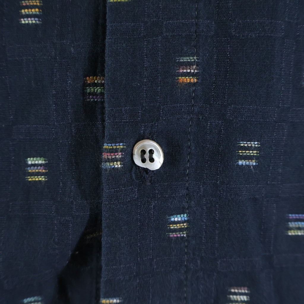 RAF SIMONS(ラフシモンズ) 00SS ARCHIVE アーカイブ チェックパターン 長袖シャツ ネイビー -