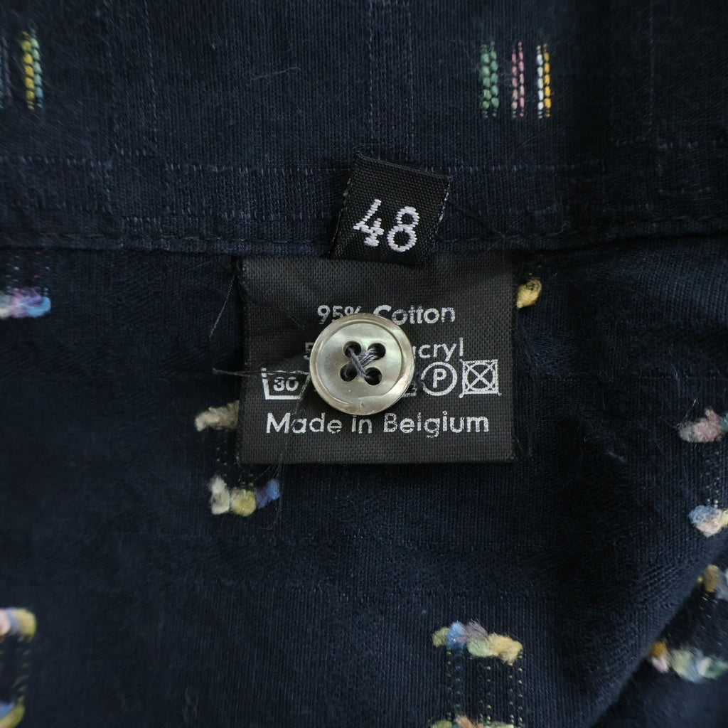 RAF SIMONS(ラフシモンズ) 00SS ARCHIVE アーカイブ チェックパターン 長袖シャツ ネイビー -