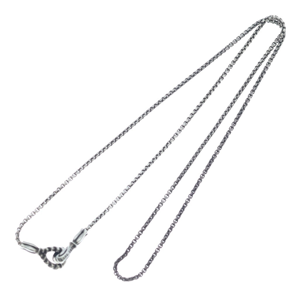 LONE ONES(ロンワンズ) Mating Flight Necklace メイティングフライト フック ボックス チェーン 20inch シルバー MFNH-0002S