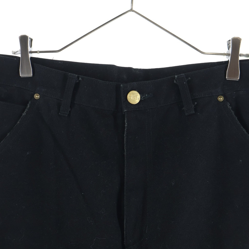KAMIYA(カミヤ) 24AW BORO PAINTER PANTS ボロ ダブルニー ペインターパンツ ブラック G11PT026