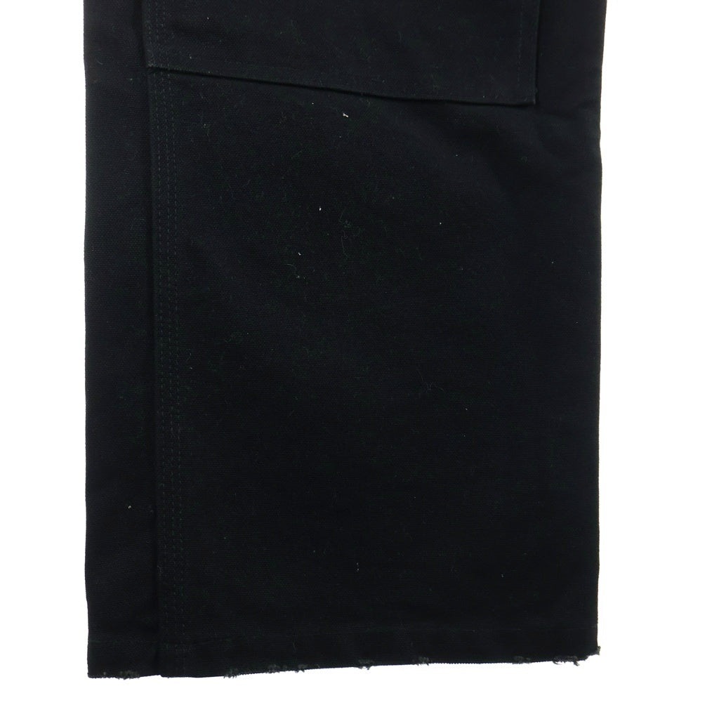 KAMIYA(カミヤ) 24AW BORO PAINTER PANTS ボロ ダブルニー ペインターパンツ ブラック G11PT026