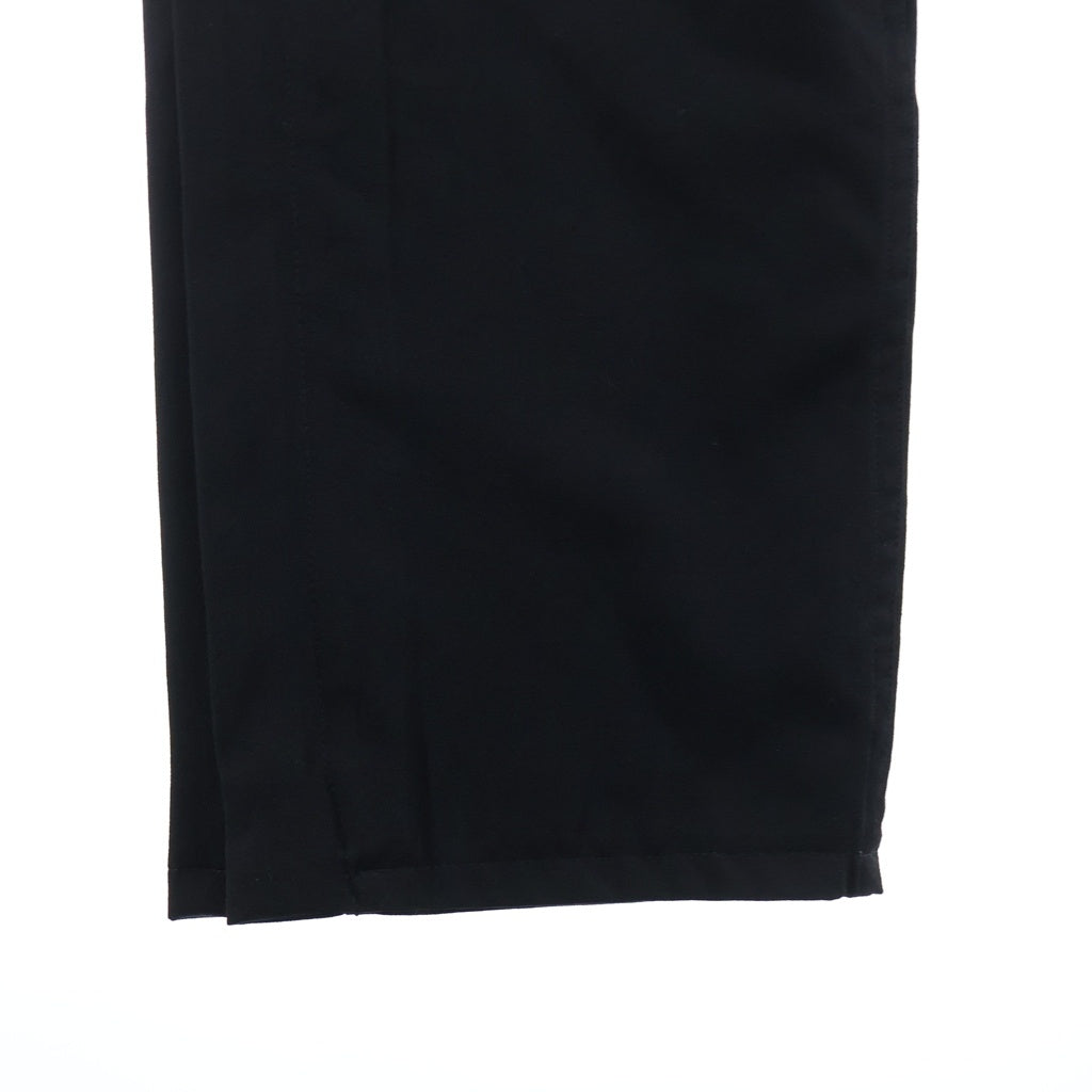 Yohji Yamamoto POUR HOMME(ヨウジヤマモト プールオム) 04AW REPLICA 復刻 スラックスパンツ ブラック HC-P88-537