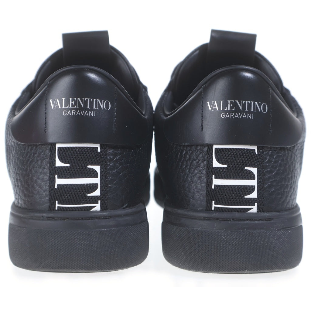 VALENTINO GARAVANI(ヴァレンチノガラヴァーニ) Leather Sneakers VL7N Logo レザースニーカー ローカットスニーカー 41 ブラック