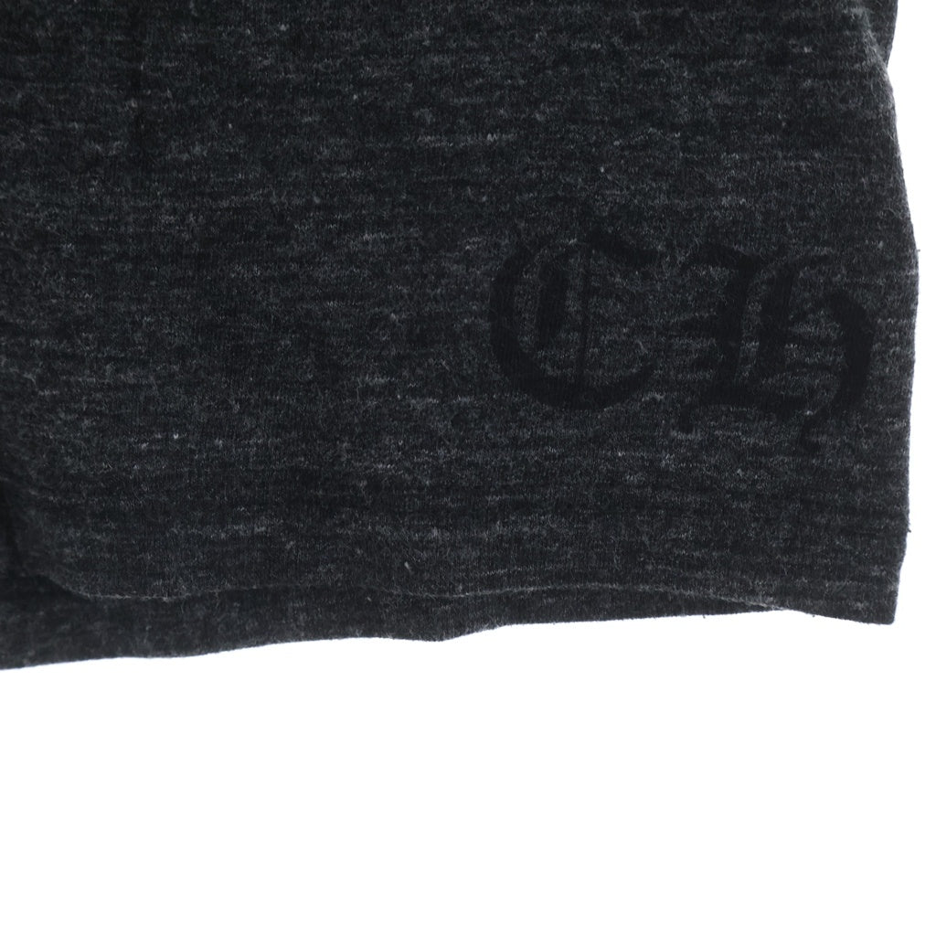 CHROME HEARTS(クロムハーツ) OLD T-BAR STAR LOGO ティーバースタープリント Vネック 半袖Tシャツカットソー グレー