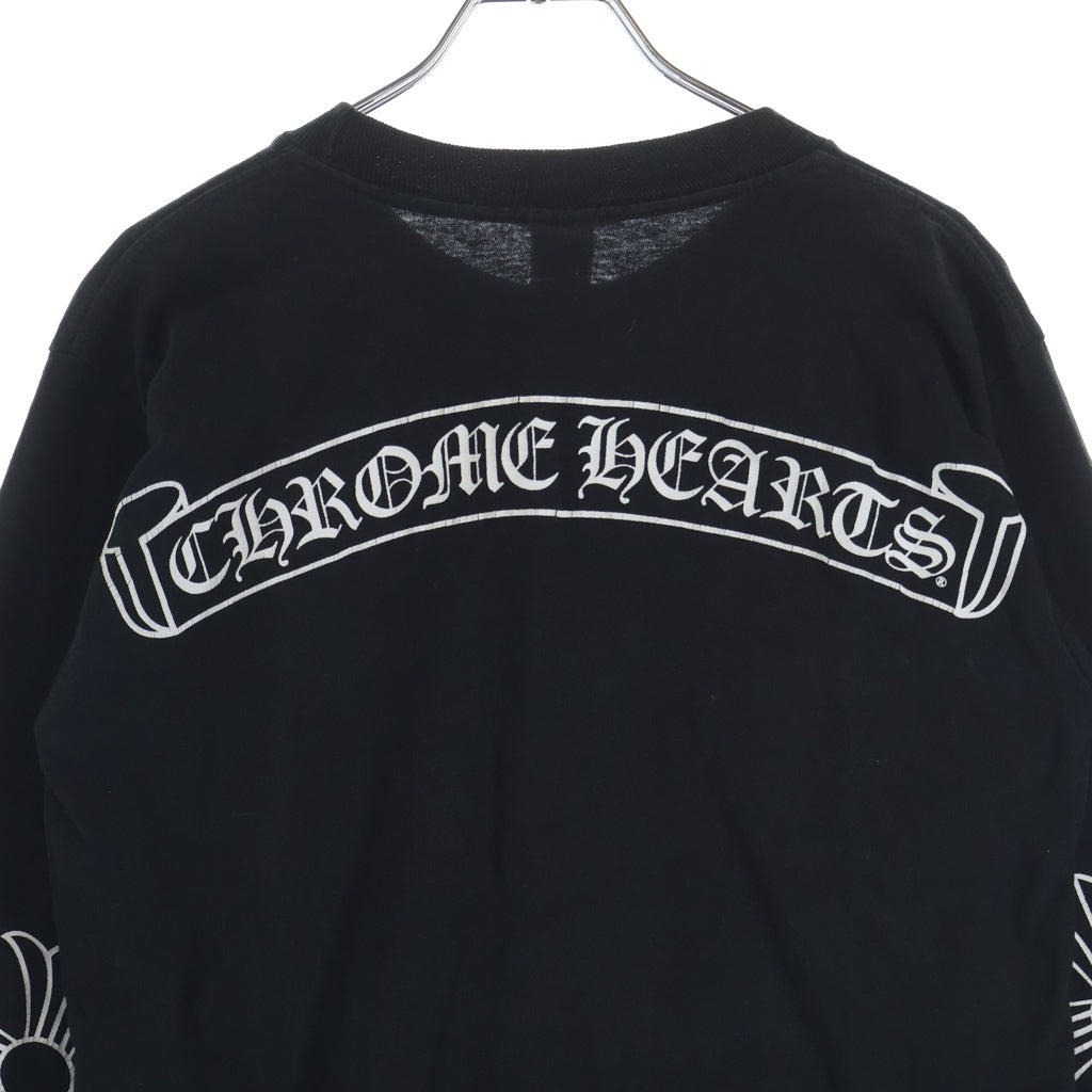 CHROME HEARTS(クロムハーツ) OLD SCRL LABEL オールド スクロールラベル CHプラス 長袖カットソー ブラック