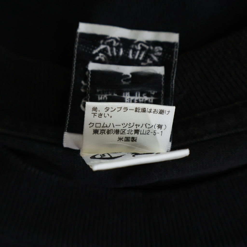 CHROME HEARTS(クロムハーツ) OLD SCRL LABEL オールド スクロールラベル CHプラス 長袖カットソー ブラック