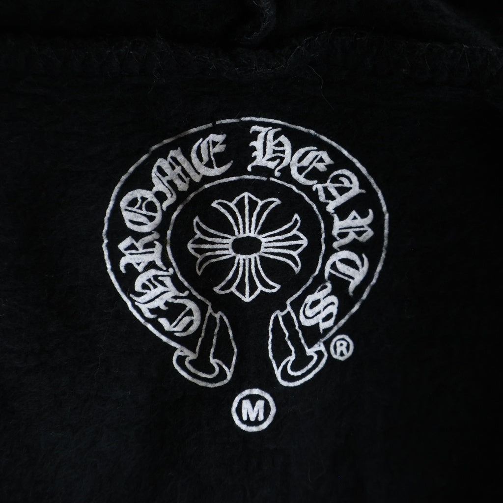 CHROME HEARTS(クロムハーツ) CH Plus Print Zip Up Hoodie バック CHプラス プリント ジップパーカー ブラック
