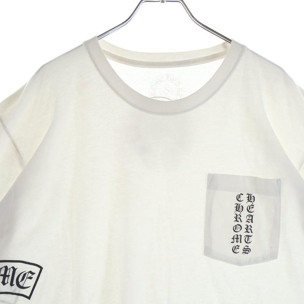 CHROME HEARTS(クロムハーツ) CH S/S TBAR 英字ロゴ Tバープリント 半袖Tシャツカットソー ホワイト -