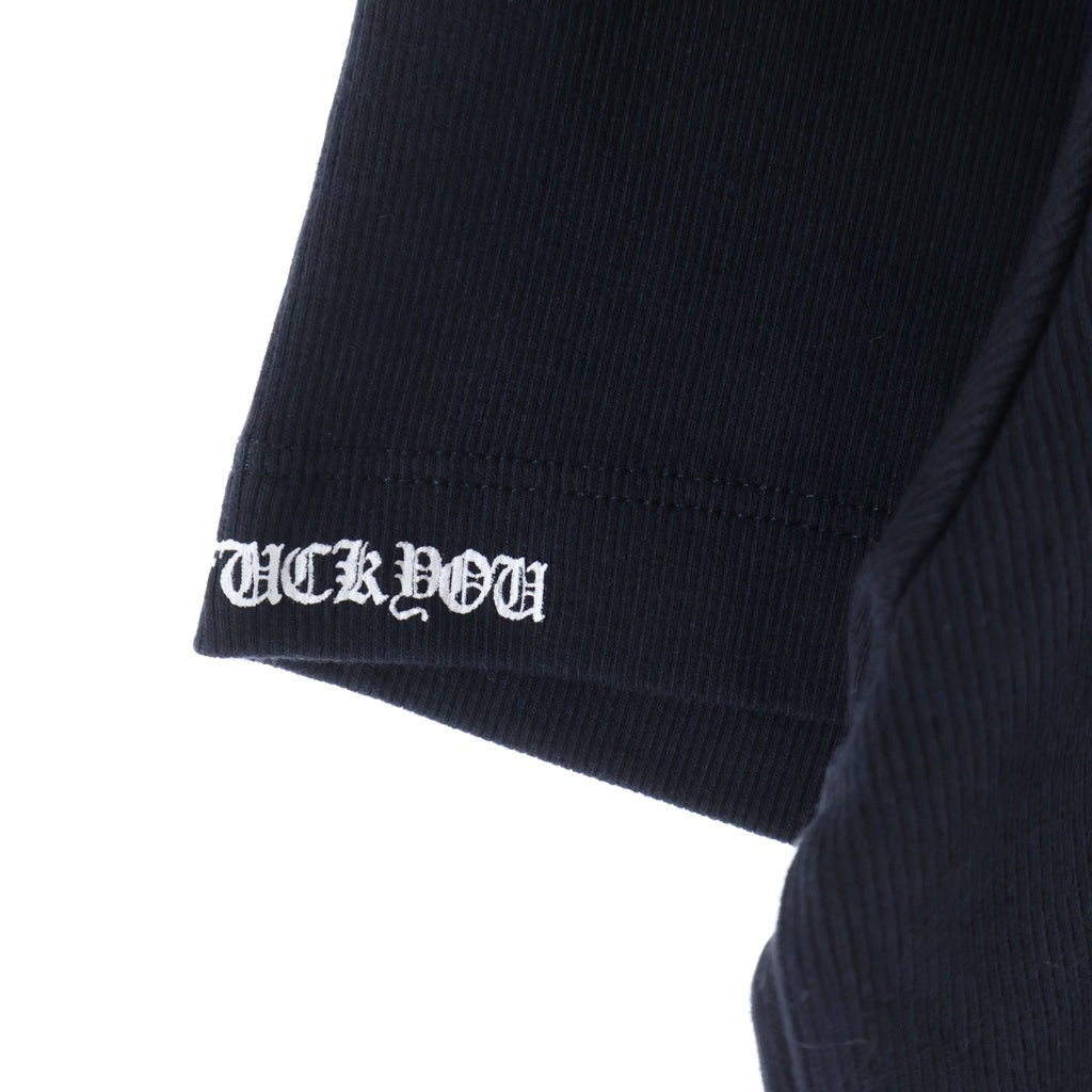 CHROME HEARTS(クロムハーツ) CH S/S Back Cemetery Cross バックセメタリークロス ホースシュープリント 半袖コットンTシャツ レディース ブラック -