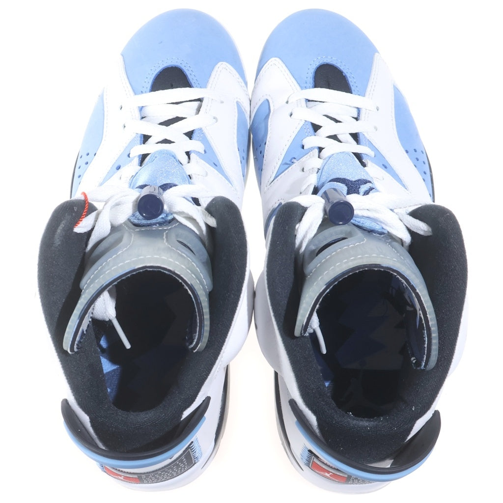 NIKE(ナイキ) AIR JORDAN6 RETRO UNC CT8529-410 エアジョーダン6 ハイカットスニーカー US10/28.0cm ブルー/ホワイト
