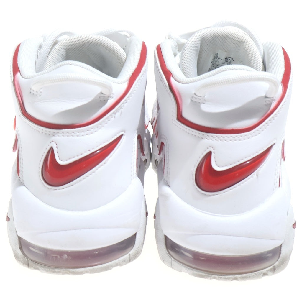 NIKE(ナイキ) AIR MORE UPTEMPO 96 エアモアアップテンポ ハイカットスニーカー ホワイト/レッド US9.5/27.5cm 921948-102
