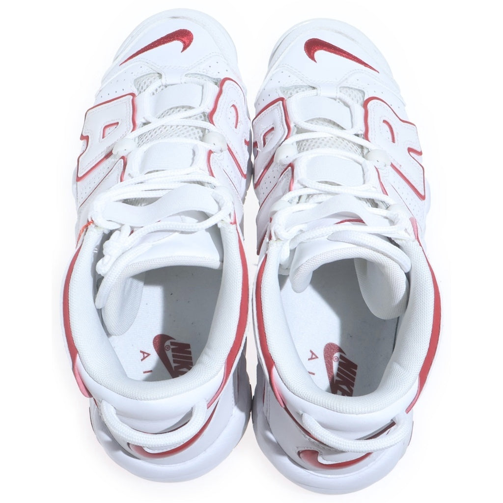 NIKE(ナイキ) AIR MORE UPTEMPO 96 エアモアアップテンポ ハイカットスニーカー ホワイト/レッド US9.5/27.5cm 921948-102