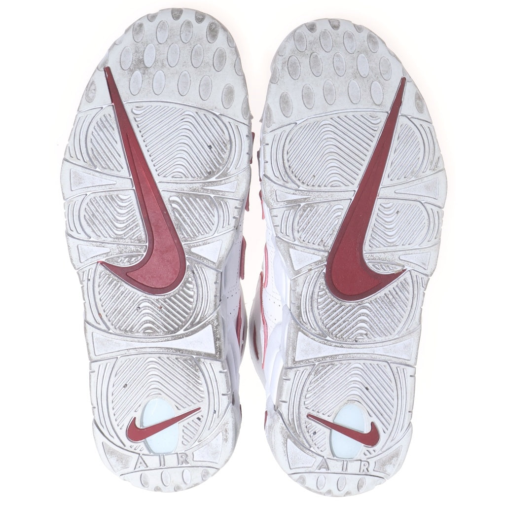 NIKE(ナイキ) AIR MORE UPTEMPO 96 エアモアアップテンポ ハイカットスニーカー ホワイト/レッド US9.5/27.5cm 921948-102