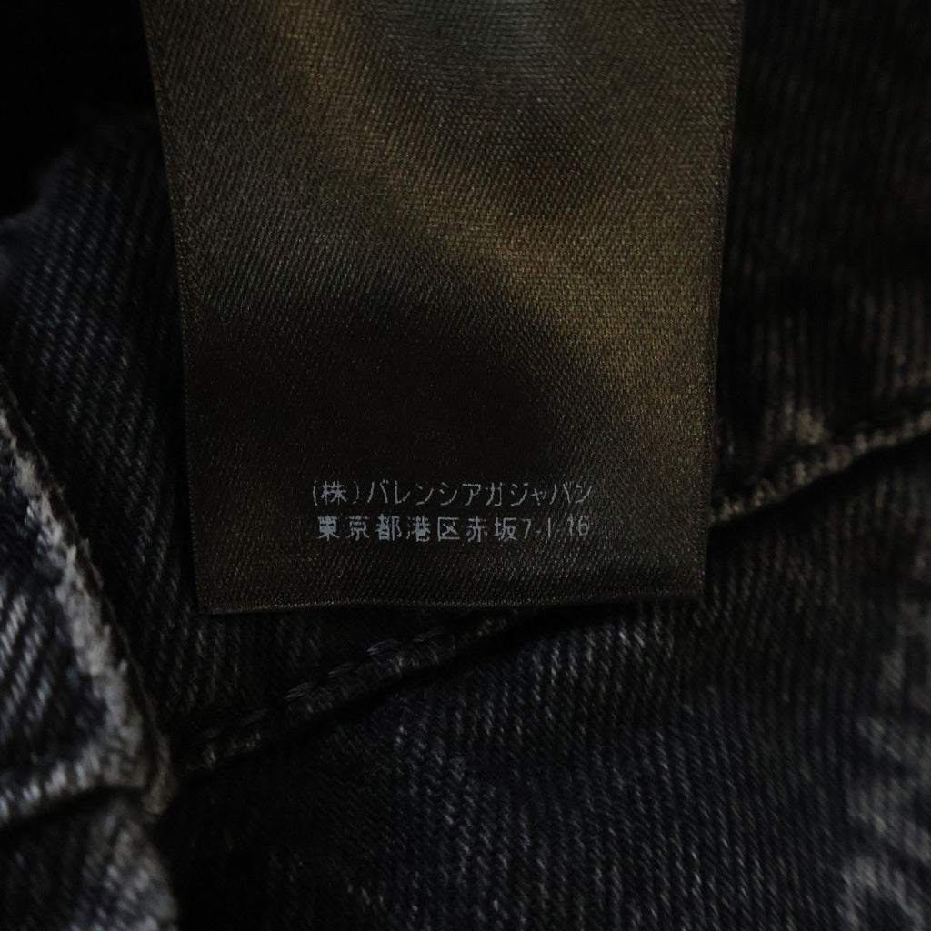 BALENCIAGA(バレンシアガ) 22AW BB Monogram Denim Jacket モノグラム デニムジャケット ブラック 675208