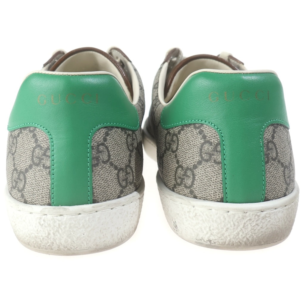 GUCCI(グッチ) GG Monogram FAKE NOT GG柄 フェイクノット ローカットスニーカー ブラウン