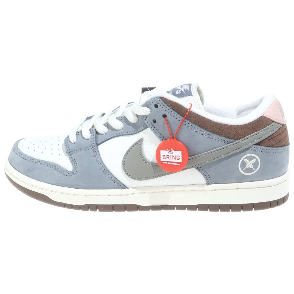 NIKE(ナイキ) ×YUTO HORIGOME DUNK LOW PRO QS FQ1180-001 堀米雄斗 ダンク プロ クイックストライク ローカットスニーカー US9.5/27.5cm ホワイト/グレー