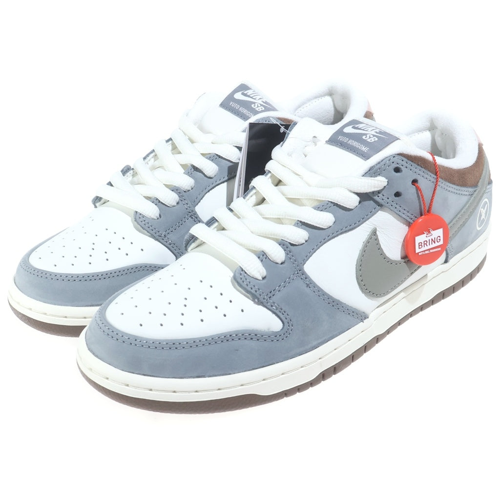 NIKE(ナイキ) ×YUTO HORIGOME DUNK LOW PRO QS FQ1180-001 堀米雄斗 ダンク プロ クイックストライク ローカットスニーカー US9.5/27.5cm ホワイト/グレー