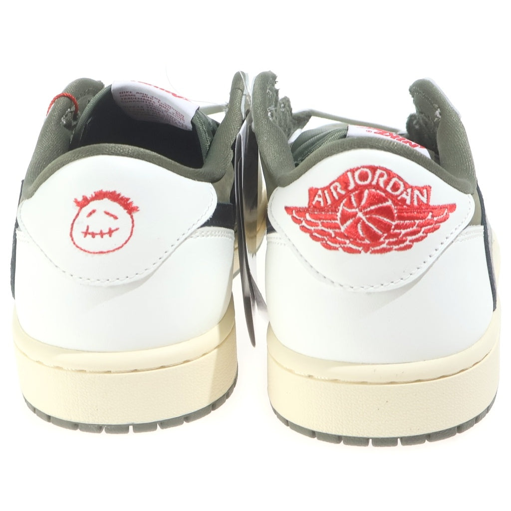 NIKE(ナイキ) ×TRAVIS SCOTT AIR JORDAN 1 LOW OG SP REVERSE OLIVE DM7866-200 トラヴィススコット エアジョーダン 1リバースオリーブ ローカットスニーカー US9/27.5cm