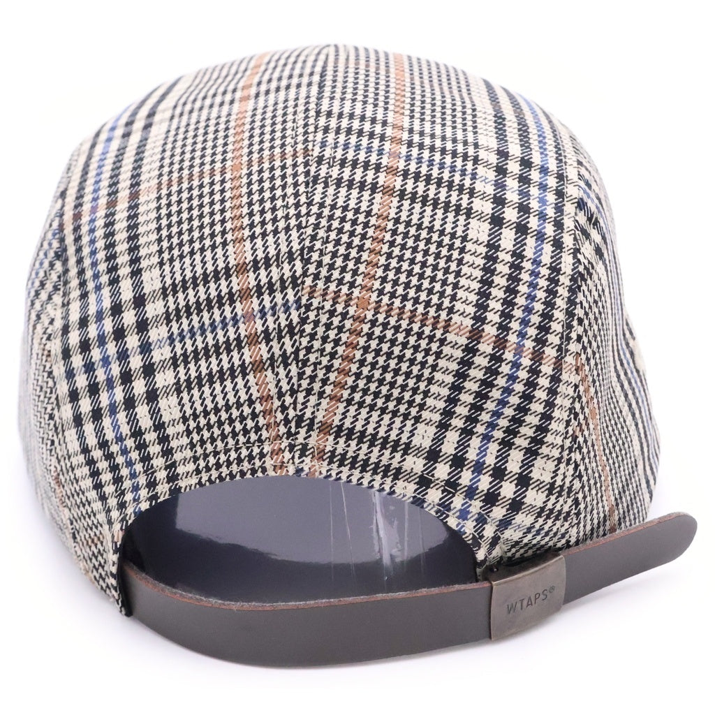 WTAPS(ダブルタップス) Twill Textile Beige Cap チェック柄 キャップ 帽子 ベージュ 242HCDT-HT09