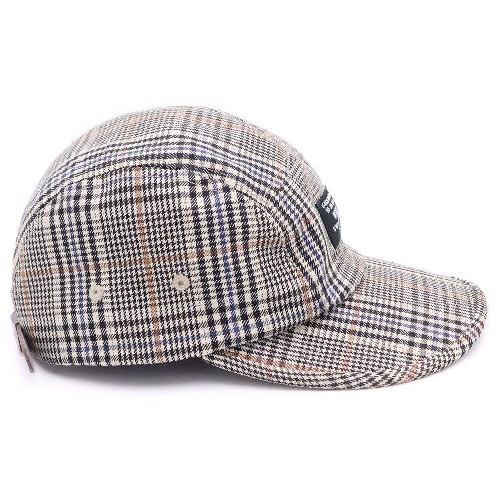 WTAPS(ダブルタップス) Twill Textile Beige Cap チェック柄 キャップ 帽子 ベージュ 242HCDT-HT09