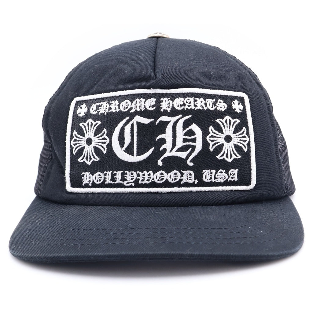 CHROME HEARTS(クロムハーツ) TRUCKER CAP CHパッチ メッシュ トラッカーキャップ 帽子 ブラック