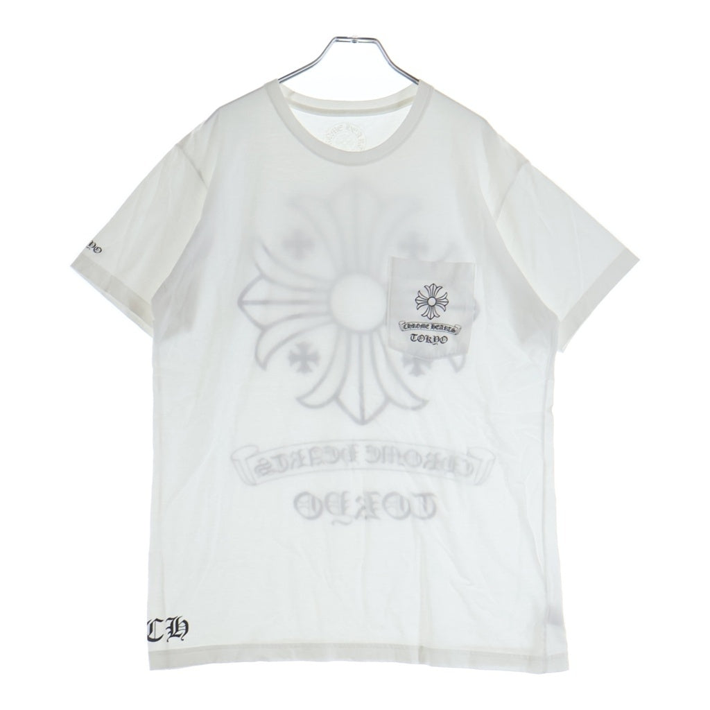 CHROME HEARTS(クロムハーツ) TOKYO Limited Back CH Plus Print Tee 東京限定 バック CHプラス プリント Tシャツ ホワイト