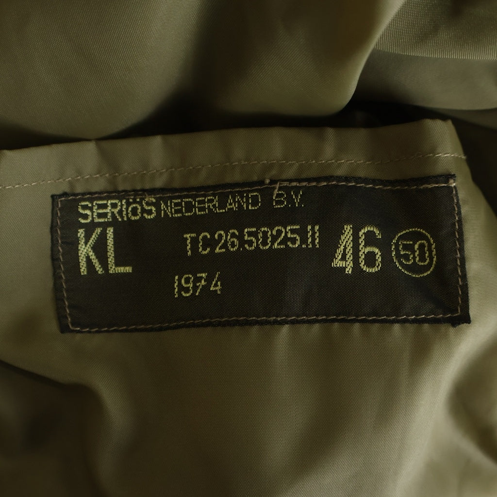 VINTAGE(ヴィンテージ) 70s 1974年製 KL SERIOS NEDERLAND B.V. ダブルブレスト トレンチコート ブラウン