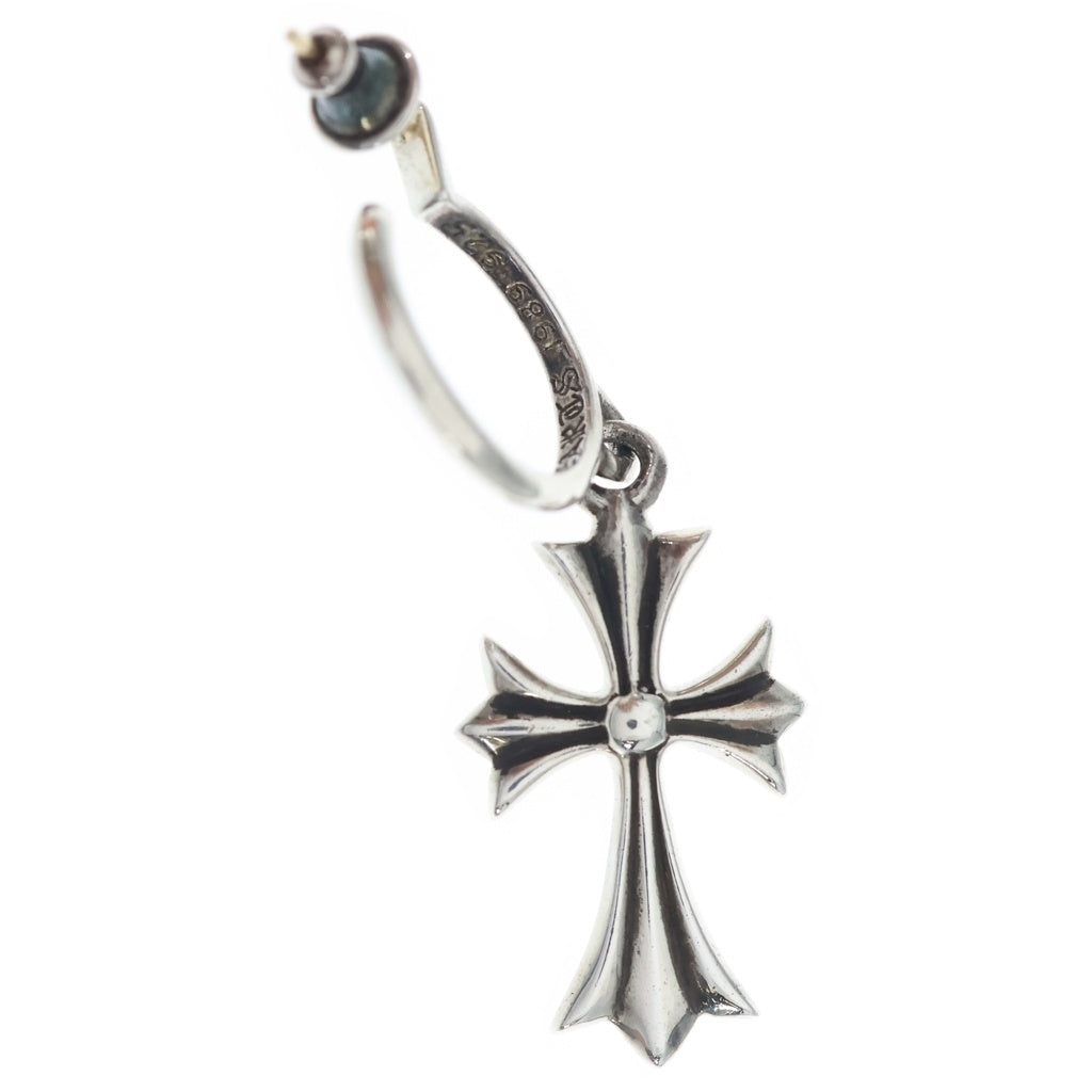 CHROME HEARTS(クロムハーツ) TINY CH CROSS タイニーCHクロス フープピアス シルバー BCA115