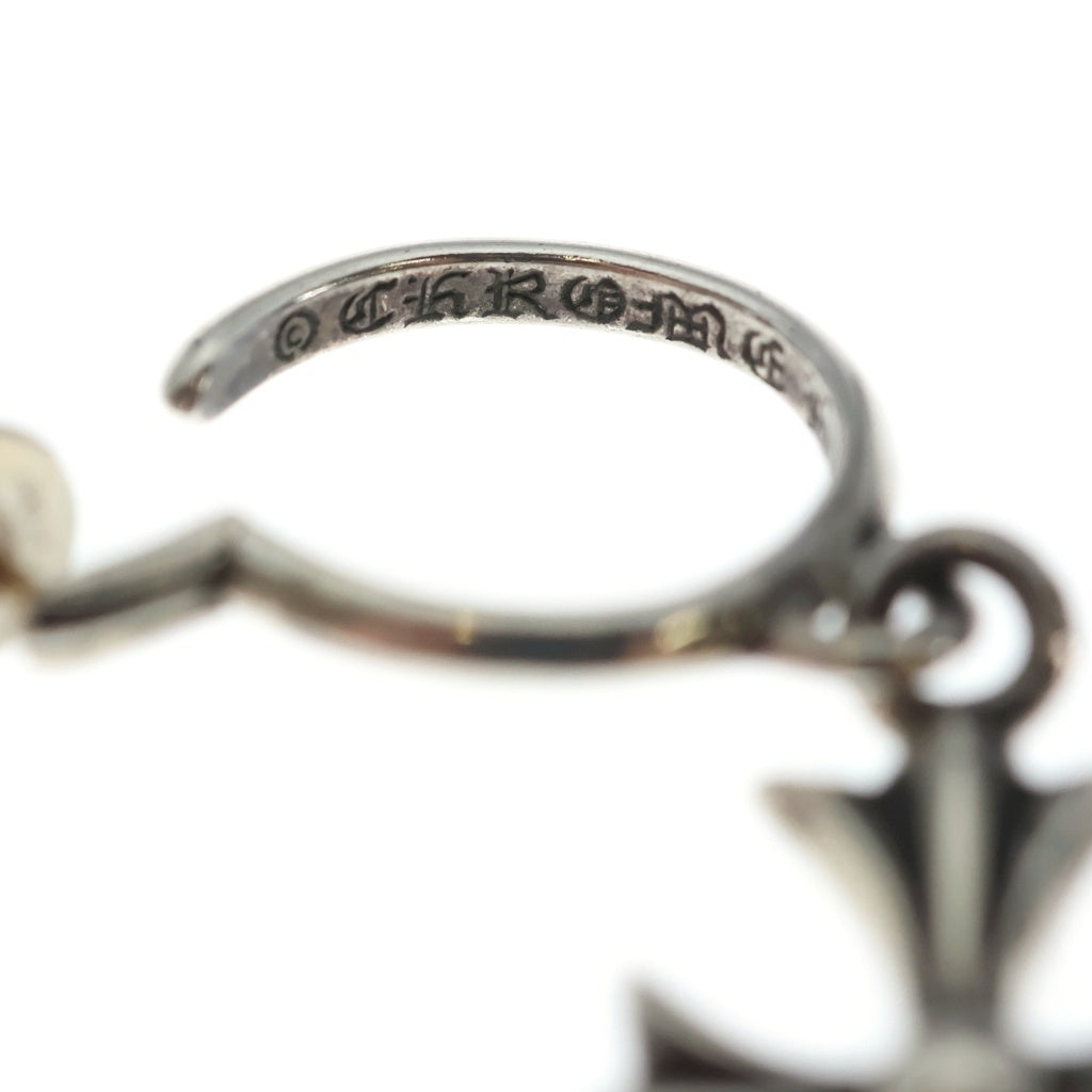 CHROME HEARTS(クロムハーツ) TINY CH CROSS タイニーCHクロス フープピアス シルバー BCA115