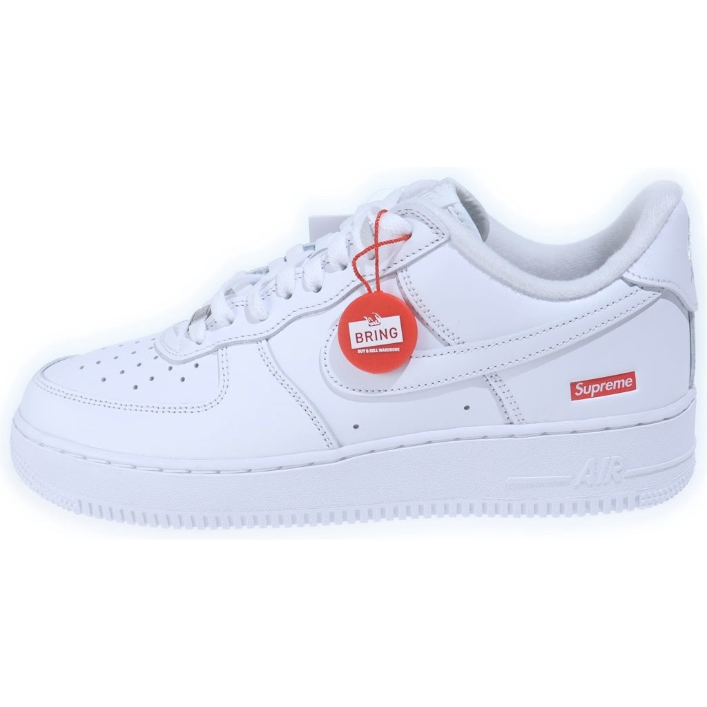 NIKE(ナイキ) ×Supreme Air Force 1 Low White シュプリーム × ナイキ エアフォース1 ロー ホワイトローカットスニーカー ホワイト/レッド US9/27cm CU9225-100