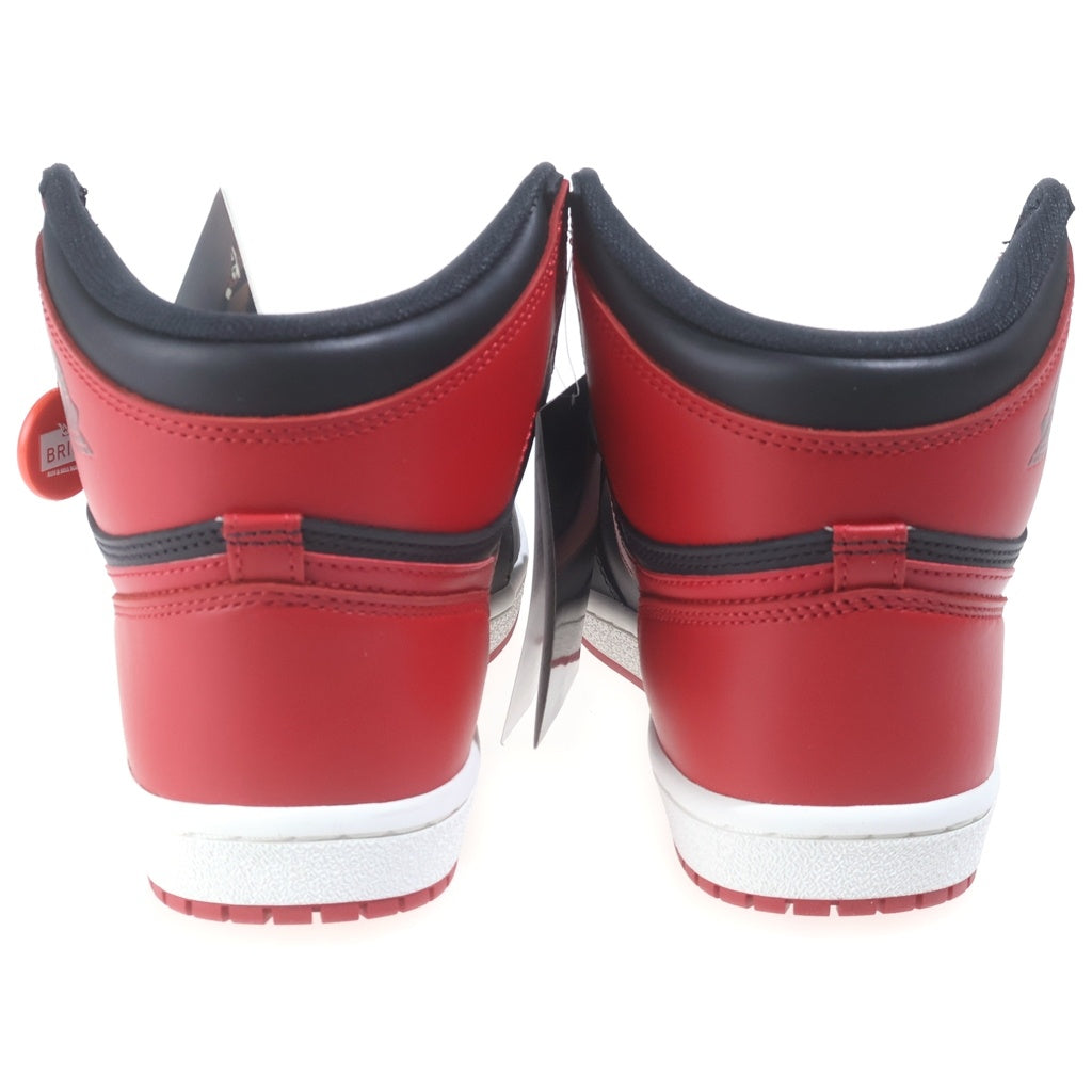 NIKE(ナイキ) AIR JORDAN HIGH BRED エアジョーダン 1 85 ブレッド ハイカットスニーカー ブラック/レッド US9/27cm HV6674-067