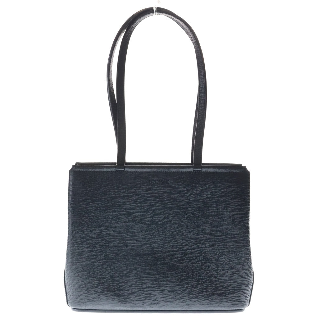 LOEWE(ロエベ) ロゴ刻印 レザートートバッグ ブラック レディース