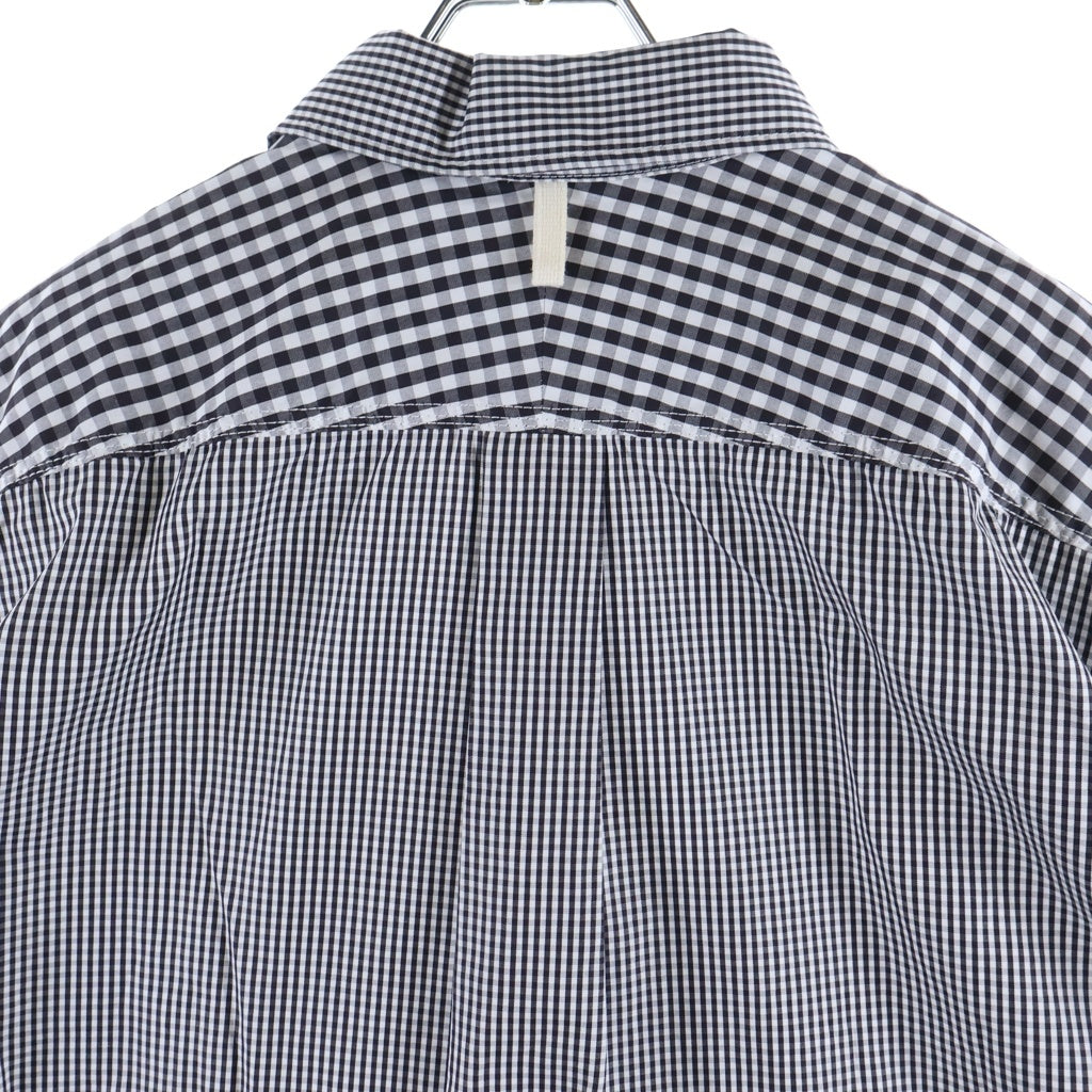 COMME des GARCONS JUNYA WATANABE MAN(コムデギャルソンジュンヤワタナベマン) × Levi's 綿チェック 半袖シャツ ホワイト/ブラック WM-B906-100-1-4