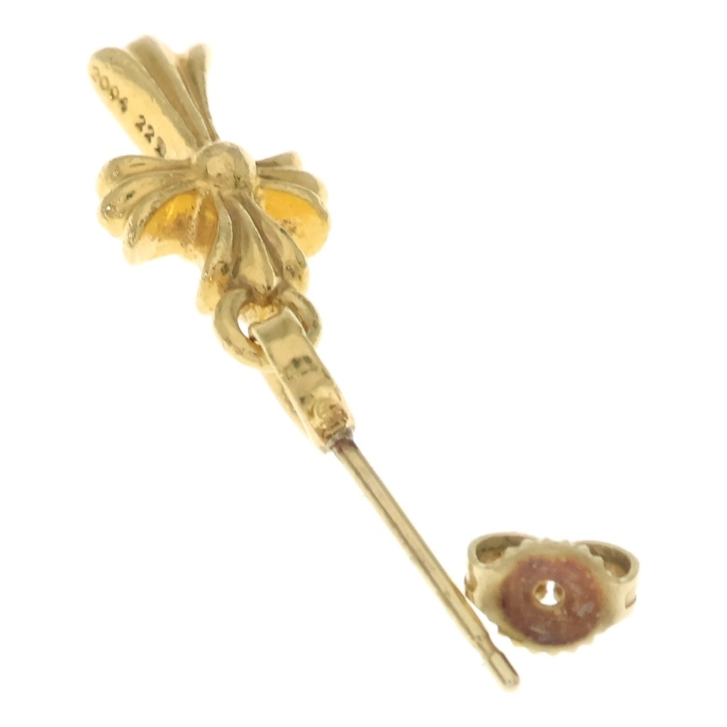 CHROME HEARTS(クロムハーツ) 22K BBY F PPRCHN 22Kベイビーファットドロップ ゴールドピアス -