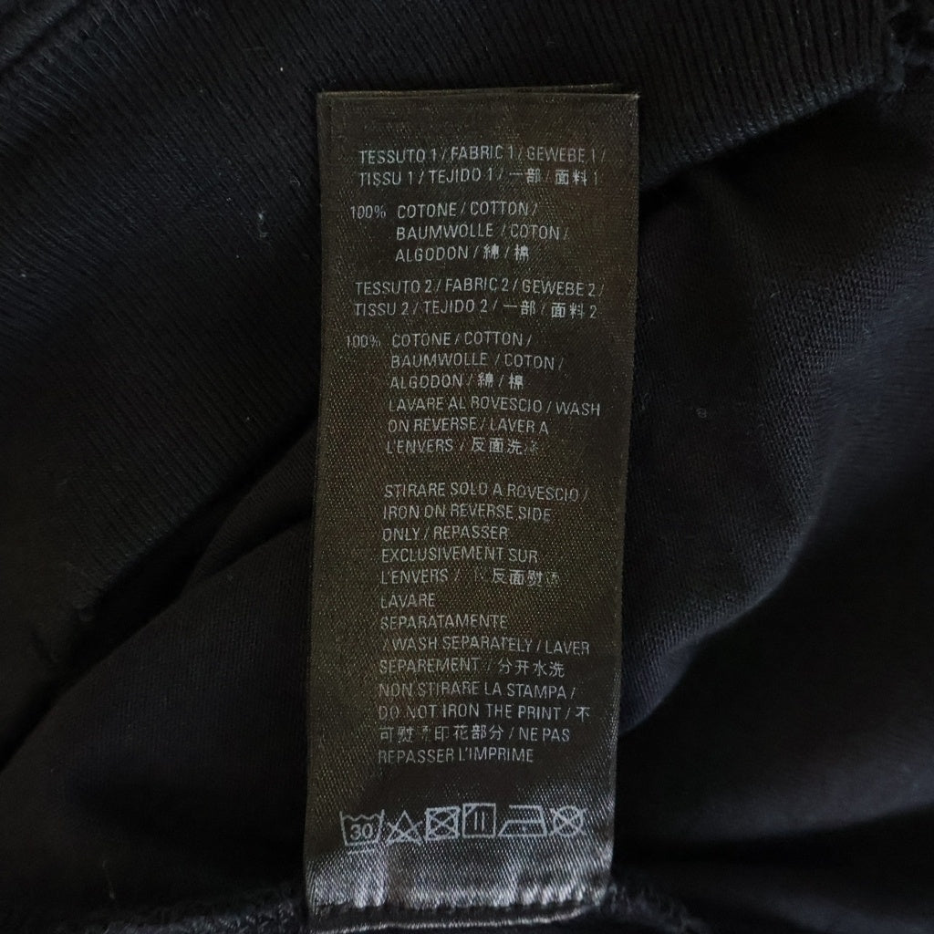 BALENCIAGA(バレンシアガ) Caps Destroyed Hoodie デストロイ加工 スウェット プルオーバーパーカー ブラック 659403
