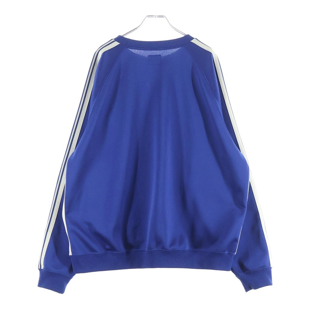 Needles(ニードルス) 24SS Track Crew Neck Shirt クルーネック スウェットトレーナー ブルー OT227