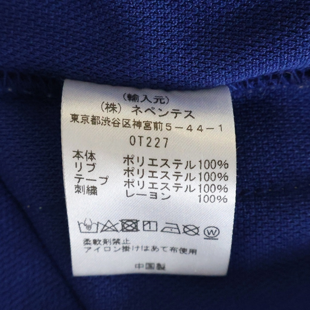 Needles(ニードルス) 24SS Track Crew Neck Shirt クルーネック スウェットトレーナー ブルー OT227
