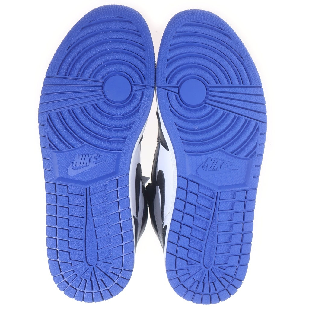 NIKE(ナイキ) AIR JORDAN1 RETRO HIGH OG ROYAL TOE エア ジョーダン1 レトロ ロイヤル トゥ ハイカットスニーカー ホワイト/ブルー US9.5/27.5cm 555088-041