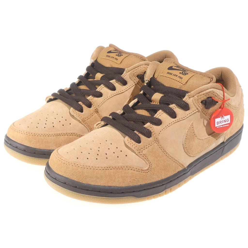 NIKE SB(ナイキエスビー) DUNK LOW PRO WHEAT ダンクロー プロ ウィート ローカットスニーカー ブラウン US9.5/27.5cm BQ6817-204