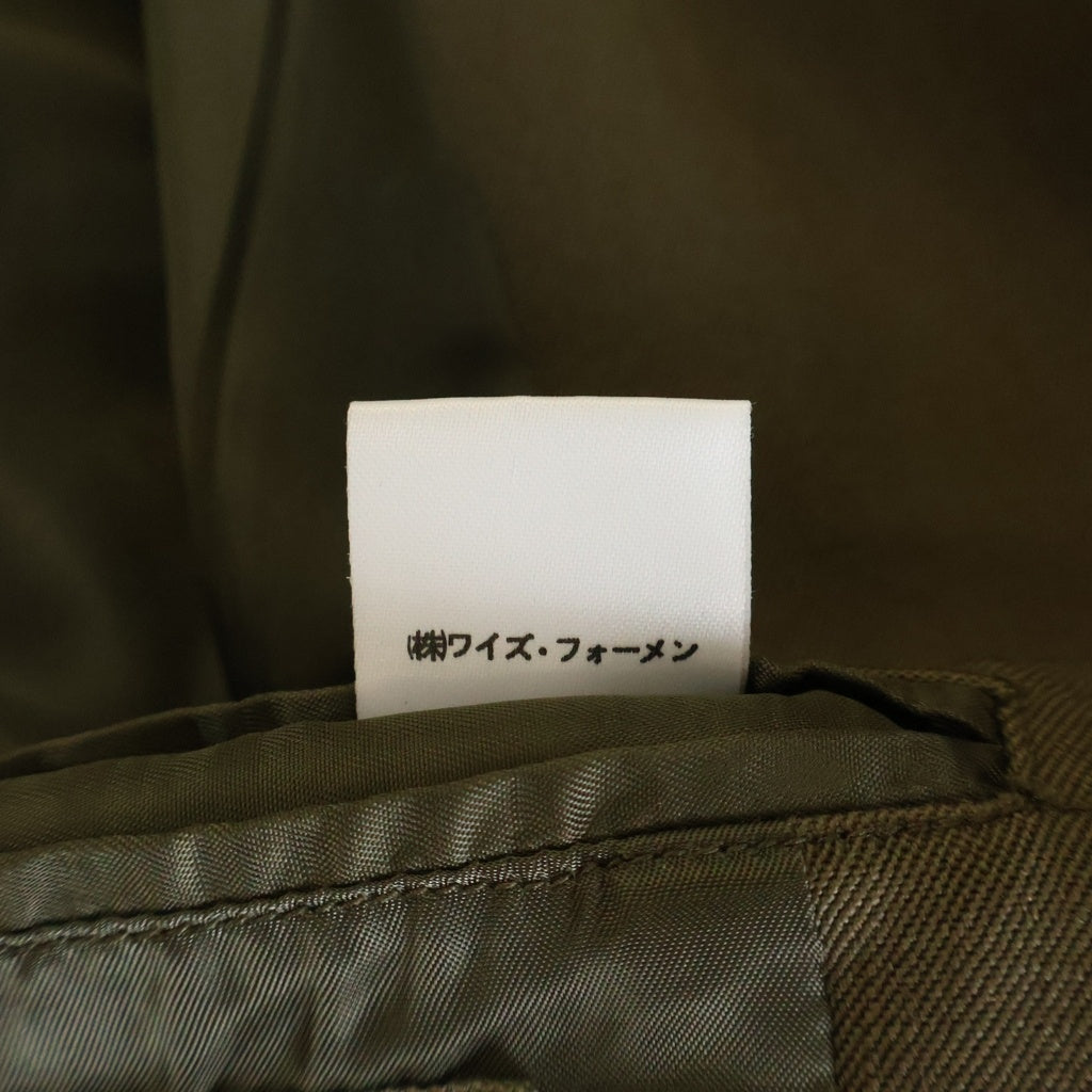Y's for men(ワイズフォーメン) 4B ウール ロングコート 裏地キュプラ ブラウン